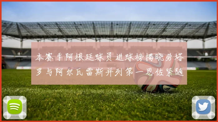 本赛季阿根廷球员进球榜揭晓劳塔罗与阿尔瓦雷斯并列第一恩佐紧随其后